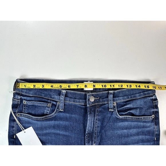 Edwin Pixie Crop 9" Mid Rise Skinny Jeans Ritual Color Size 32 - Picture 15 of 15